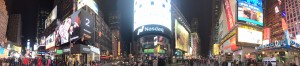 panorama Times Square de nuit