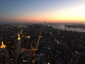 vue depuis l'Empire State Building