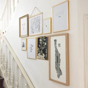 DIY gallery wall conseils astuces mur de cadres