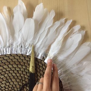 DIY juju hat déco bohème ethnique chic plumes