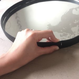 DIY miroir rond suspendu captain's mirror