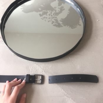 DIY miroir rond suspendu captain's mirror