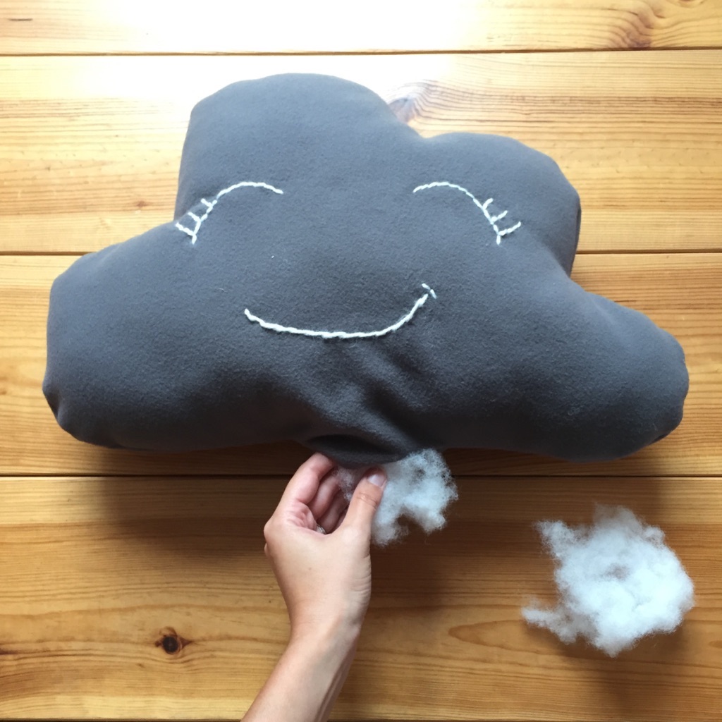 Tuto : réaliser un coussin nuage