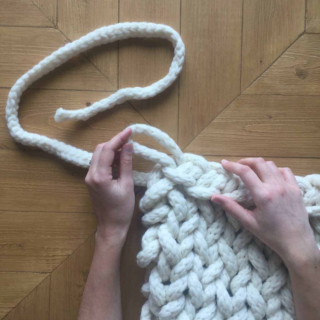 Comment tricoter un plaid grosse maille