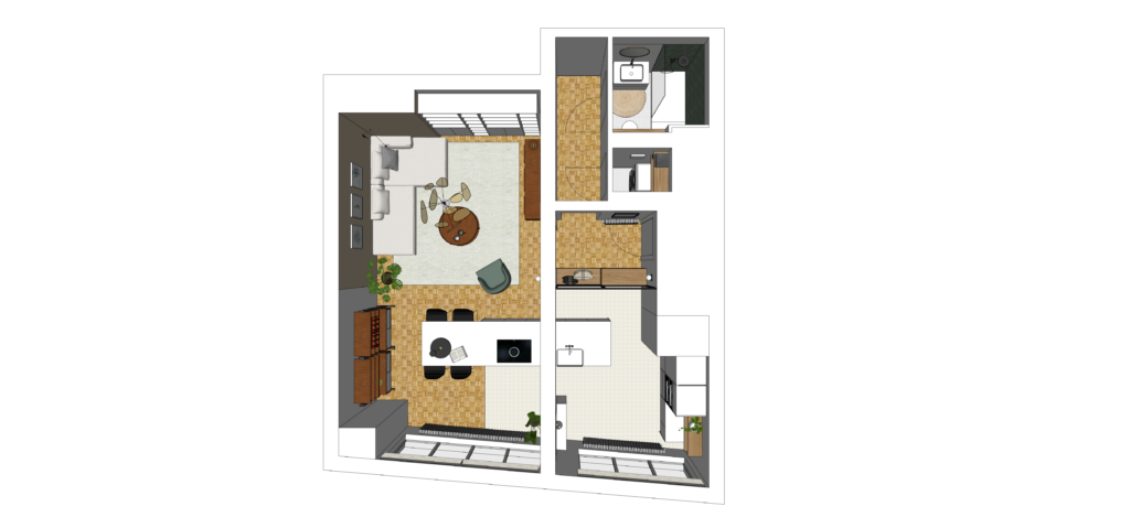 Plan de l'appartement