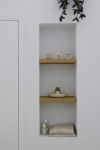 Etagères après réalisation