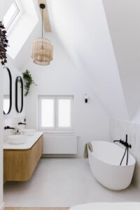 Vue d'ensemble de la salle de bain après réalisation