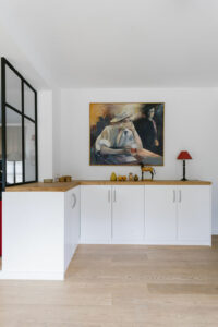 Cuisine et verrière après réalisation