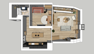 Vue 3D du quadruplex