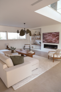 Vue sur le salon Photo après réalisation