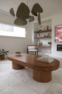 Vue sur le salon Photo après réalisation