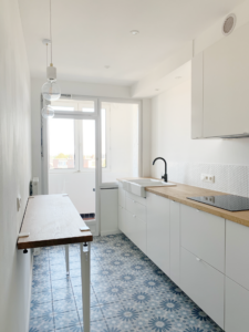 Cuisine après réalisation