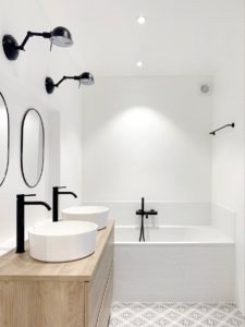 Salle de bain après réalisation