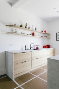 Plan de travail après réalisation