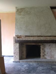 Cheminée avant travaux