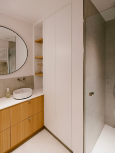 Salle de douche après réalisation