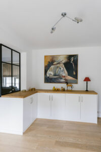 Cuisine et verrière après réalisation