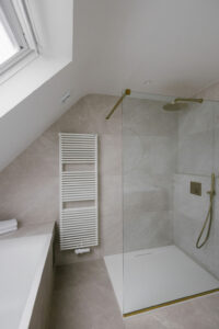 Vue générale sur la douche