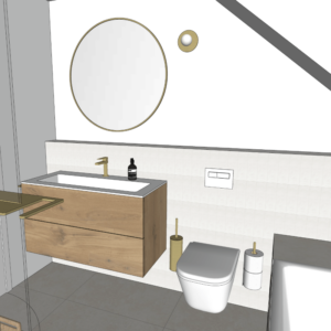 Immersion 3D de la salle de bain