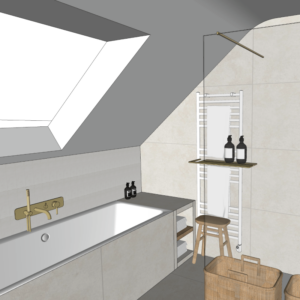 Immersion 3D de la salle de bain