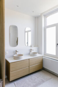 Double vasques, miroirs