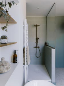 Douche après réalisation